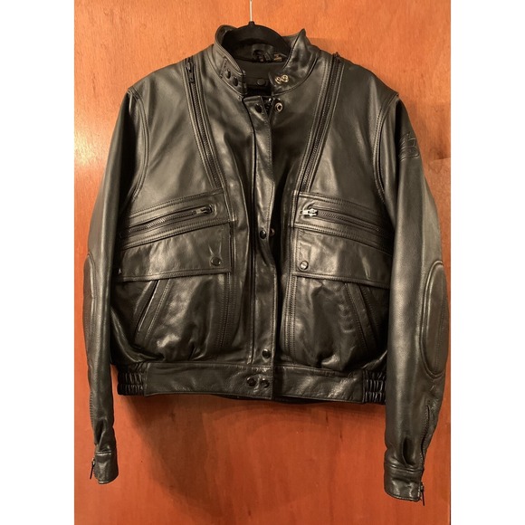 Hein Gricke Jackets & Blazers - VINTAGE HEIN GRICKE BIKER LEATHER JACKET HARLEY DAVIDSON SIZE 40W